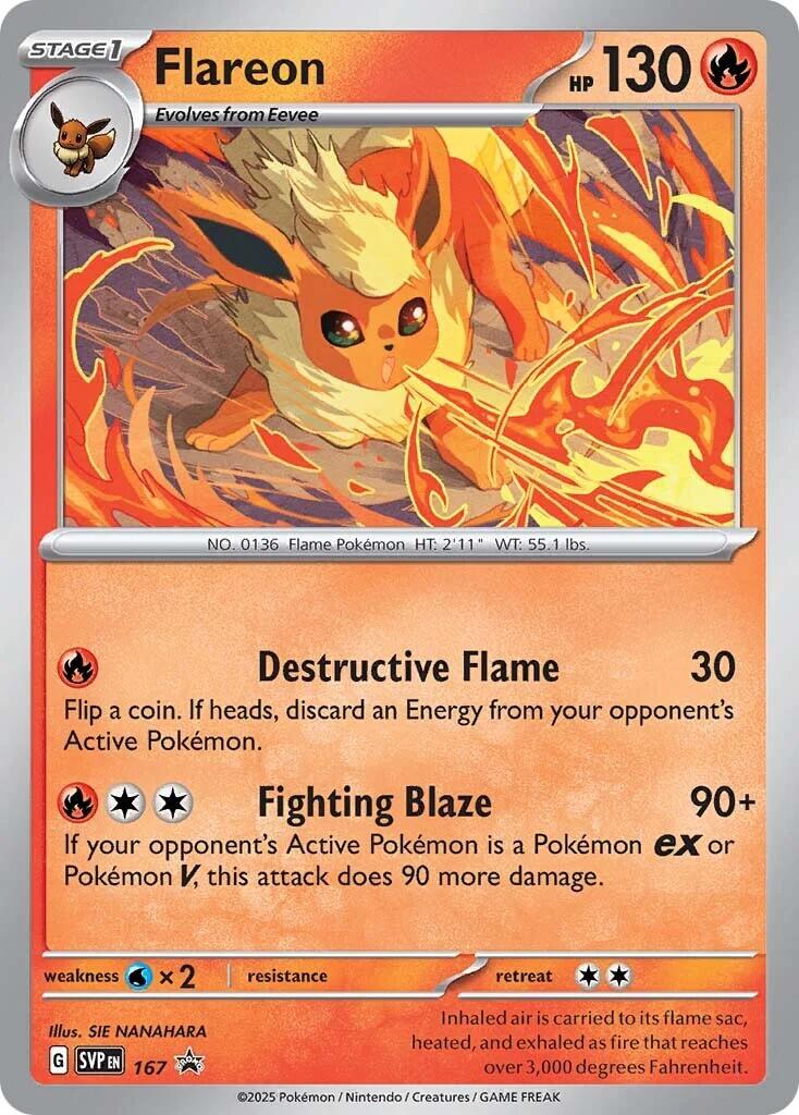 Flareon (SVP167) [Scarlet & Violet: Black Star Promos] | GnG Games