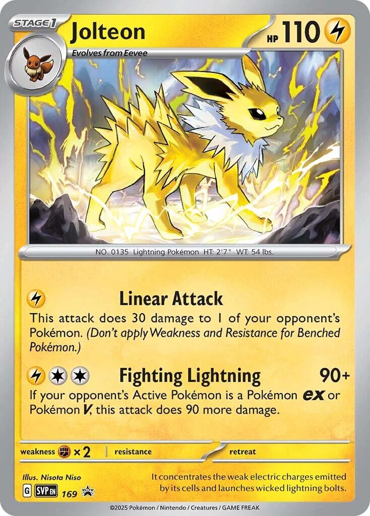Jolteon (SVP169) [Scarlet & Violet: Black Star Promos] | GnG Games