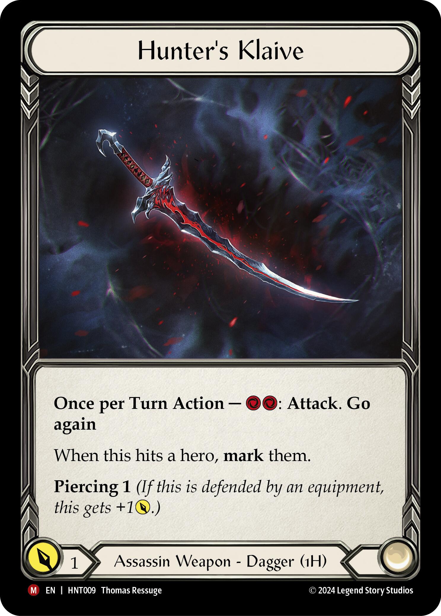 Hunter's Klaive [HNT009] (The Hunted)  Cold Foil | GnG Games