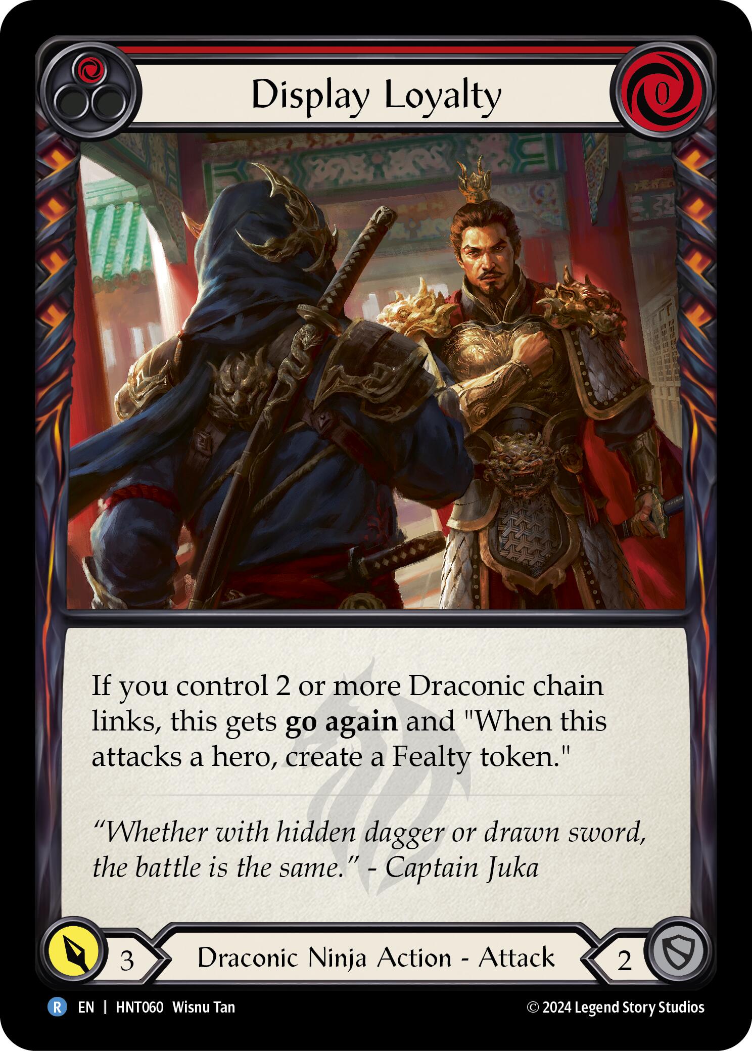 Display Loyalty (Red) [HNT060] (The Hunted)  Rainbow Foil | GnG Games