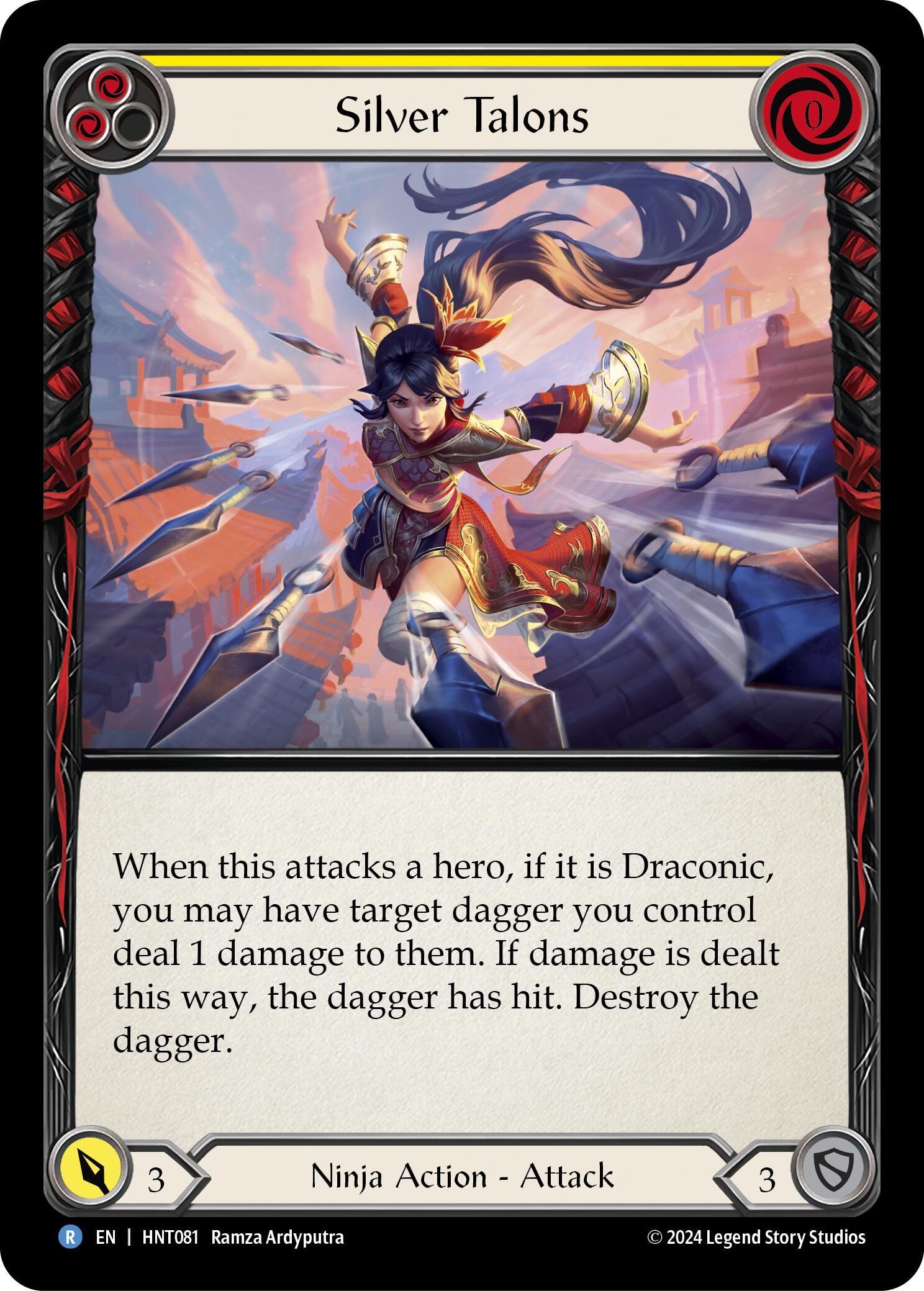 Silver Talons (Yellow) [HNT081] (The Hunted) | GnG Games