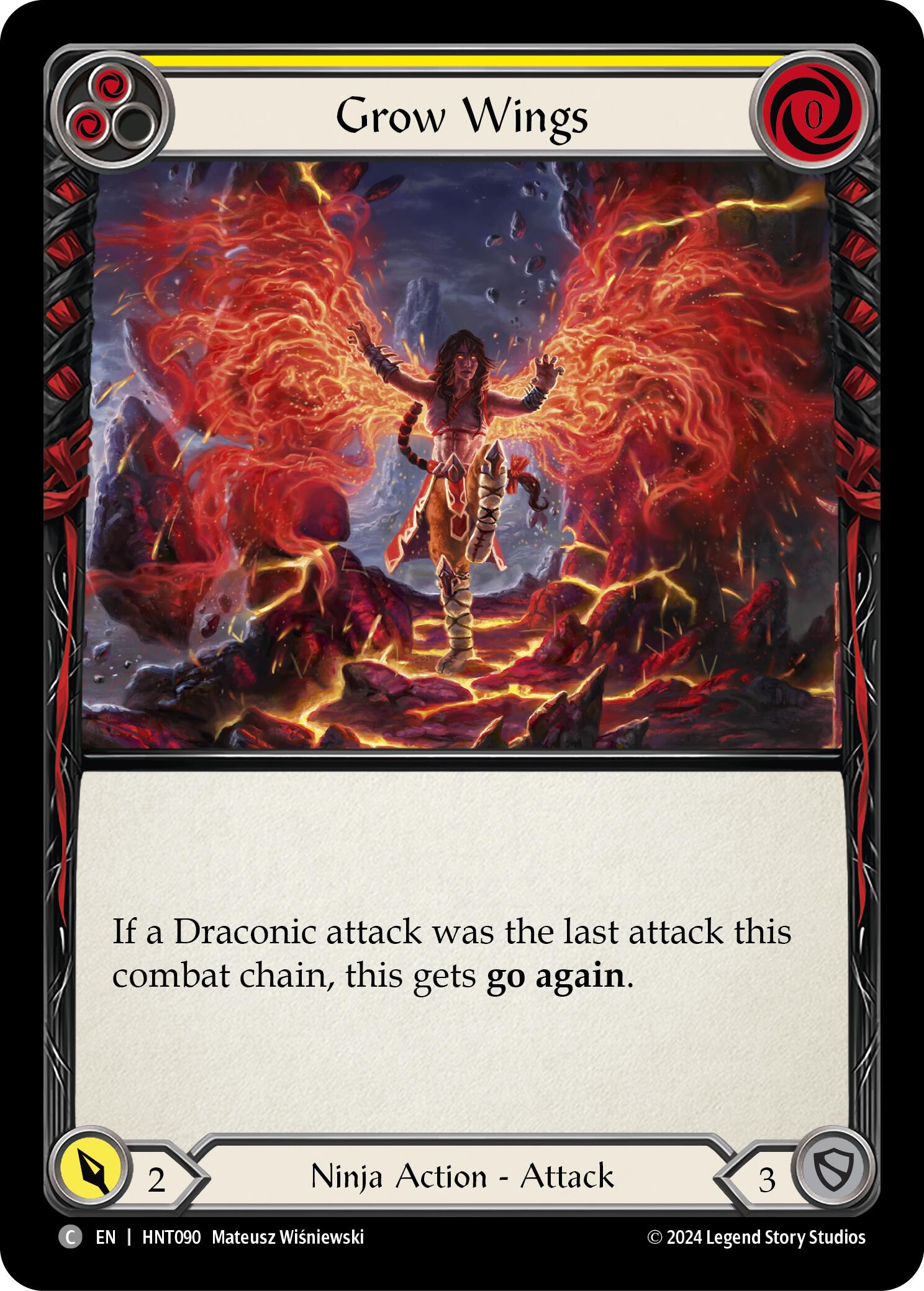 Grow Wings (Yellow) [HNT090] (The Hunted) | GnG Games