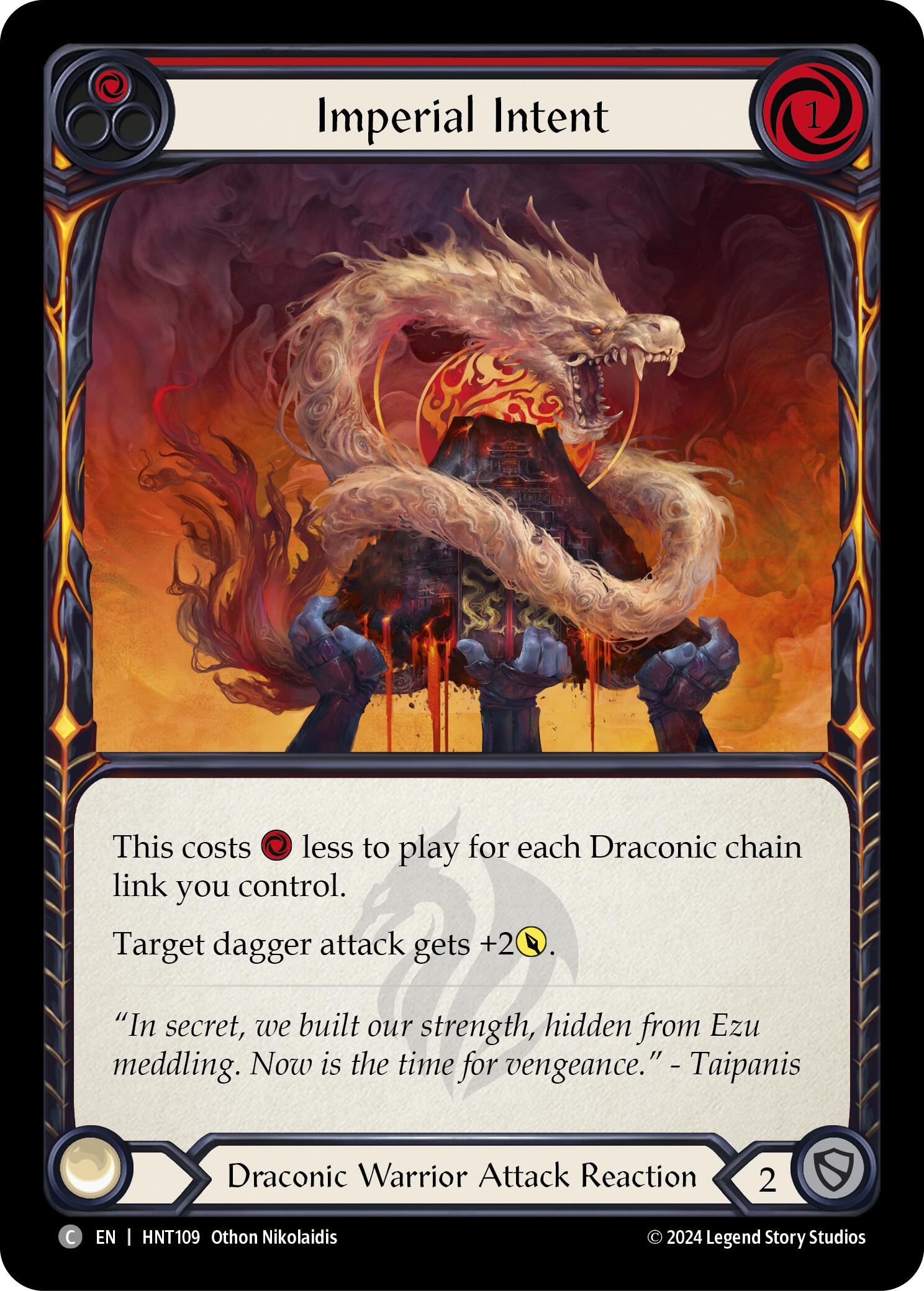 Imperial Intent (Red) [HNT109] (The Hunted) | GnG Games