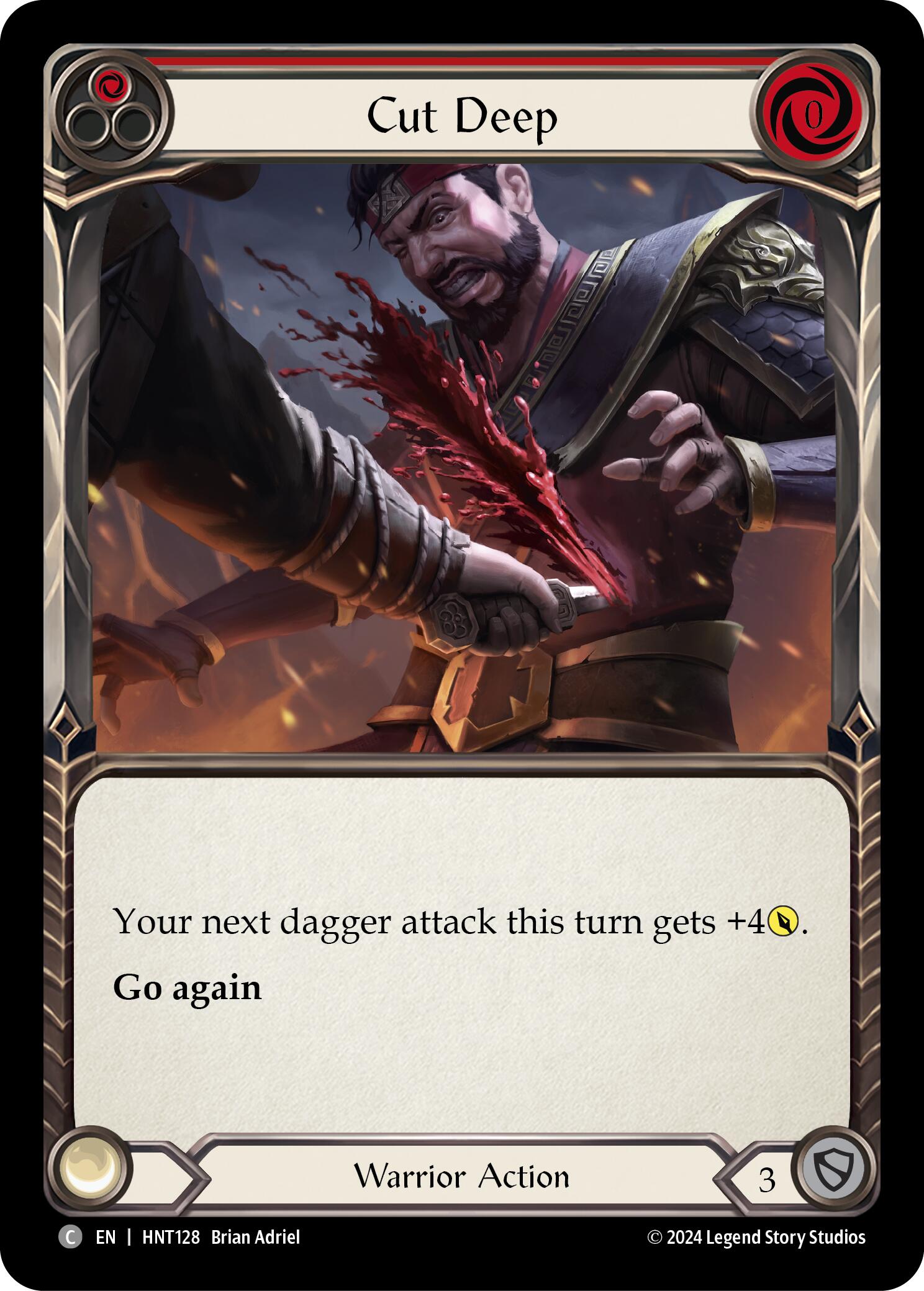Cut Deep (Red) [HNT128] (The Hunted)  Rainbow Foil | GnG Games