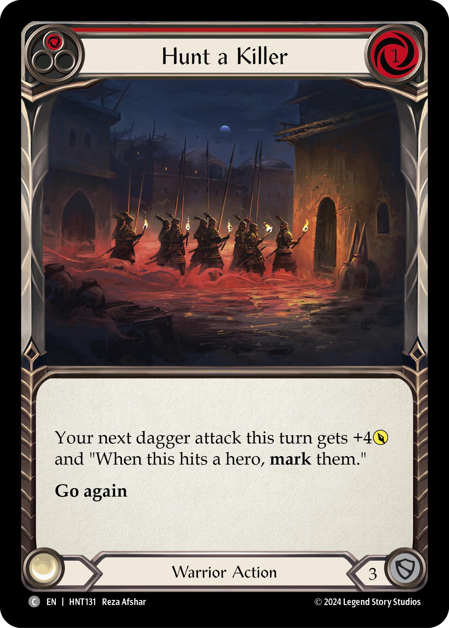 Hunt a Killer (Red) [HNT131] (The Hunted)  Rainbow Foil | GnG Games