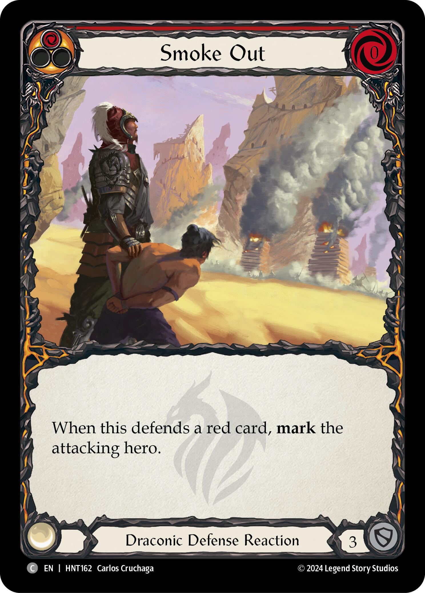 Smoke Out (Red) [HNT162] (The Hunted) | GnG Games