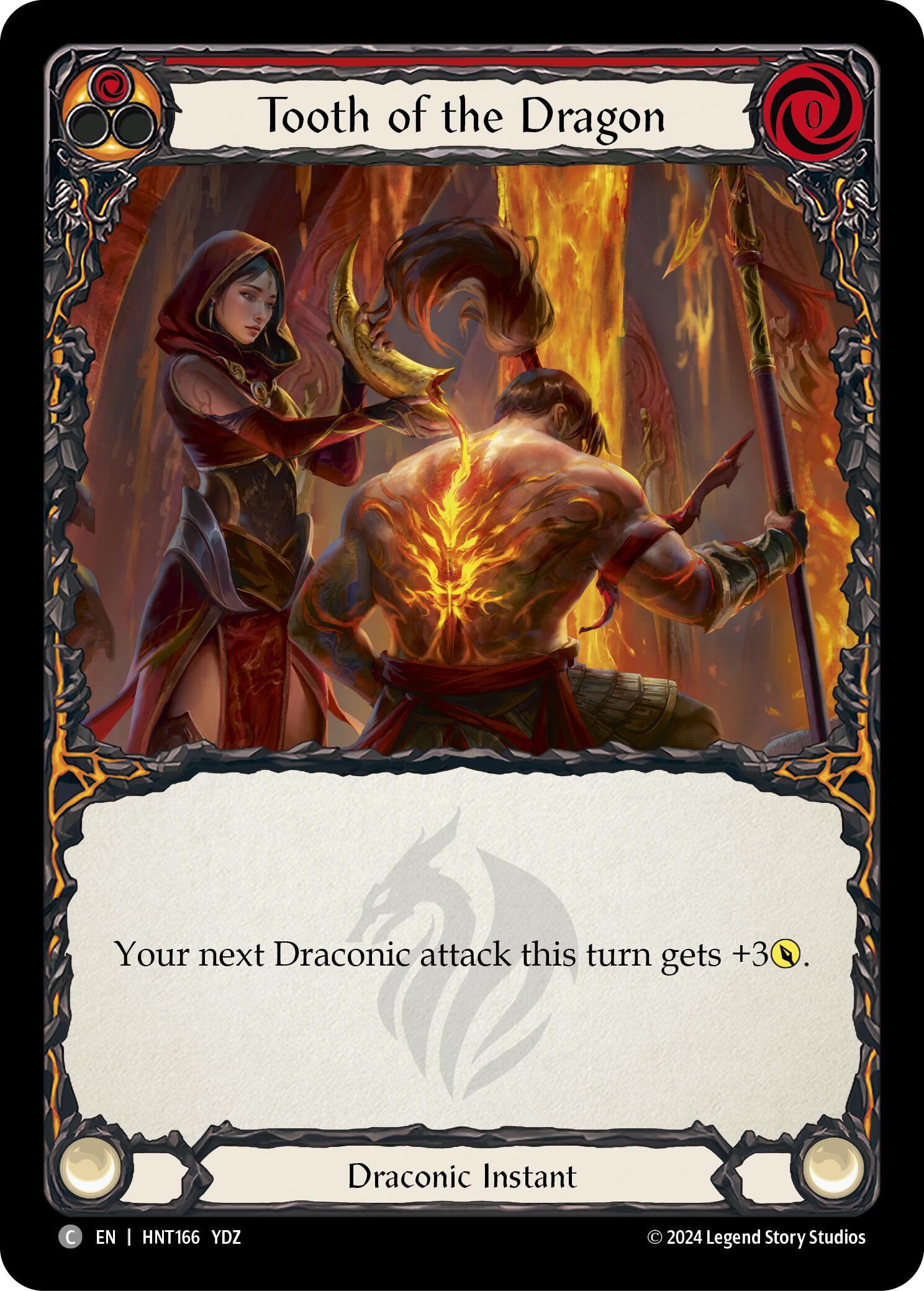 Tooth of the Dragon (Red) [HNT166] (The Hunted) | GnG Games