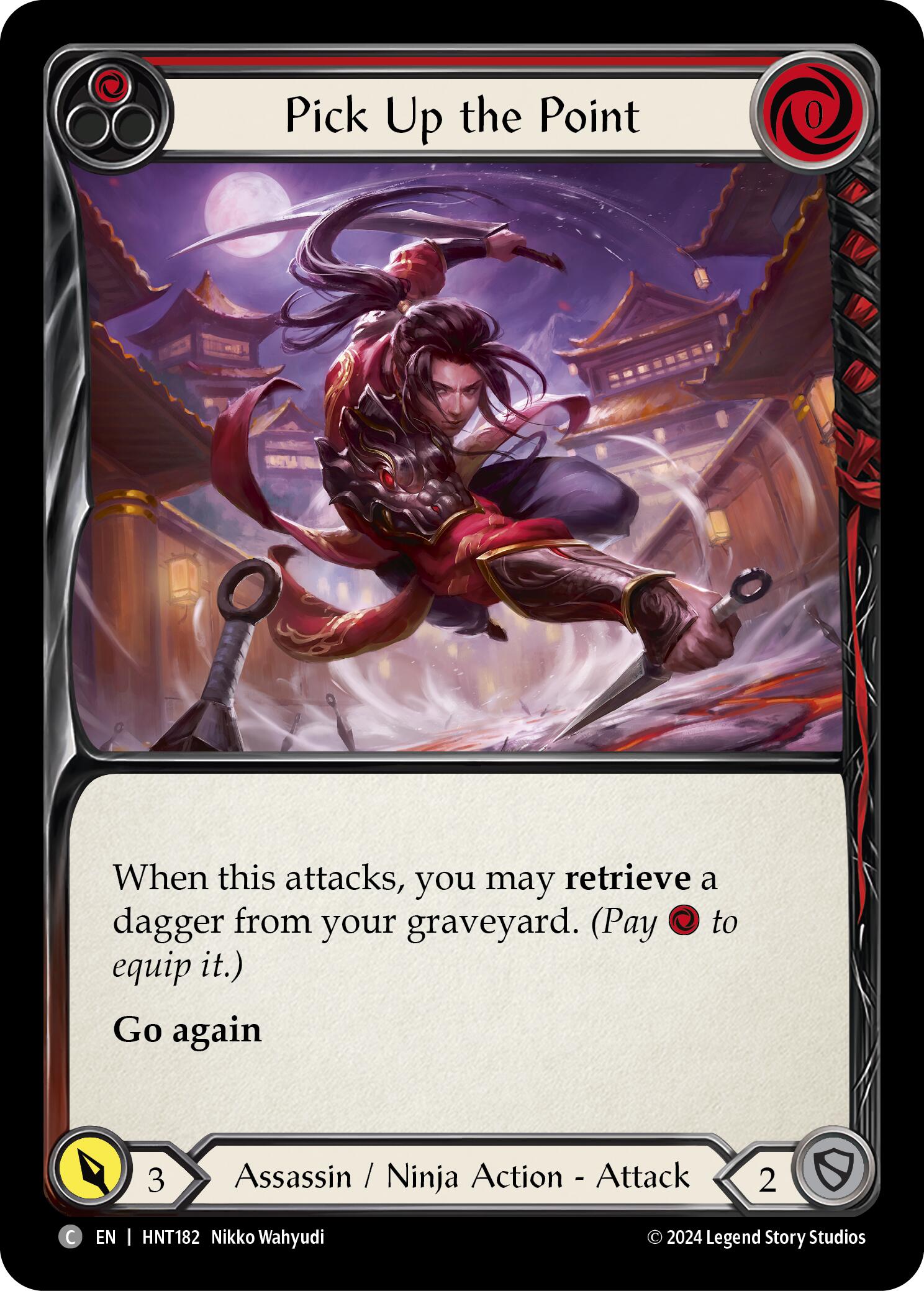 Pick Up the Point (Red) [HNT182] (The Hunted)  Rainbow Foil | GnG Games