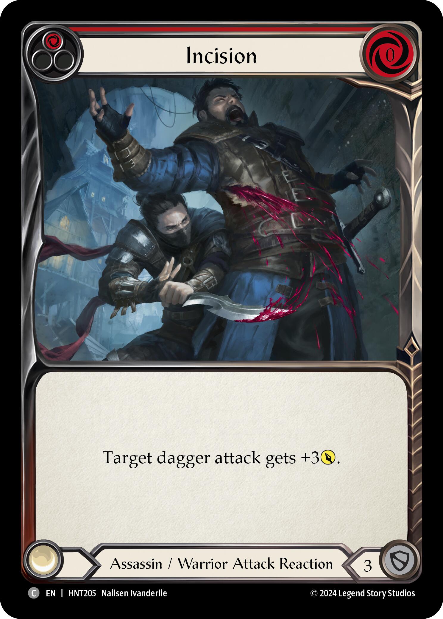 Incision (Red) [HNT205] (The Hunted) | GnG Games