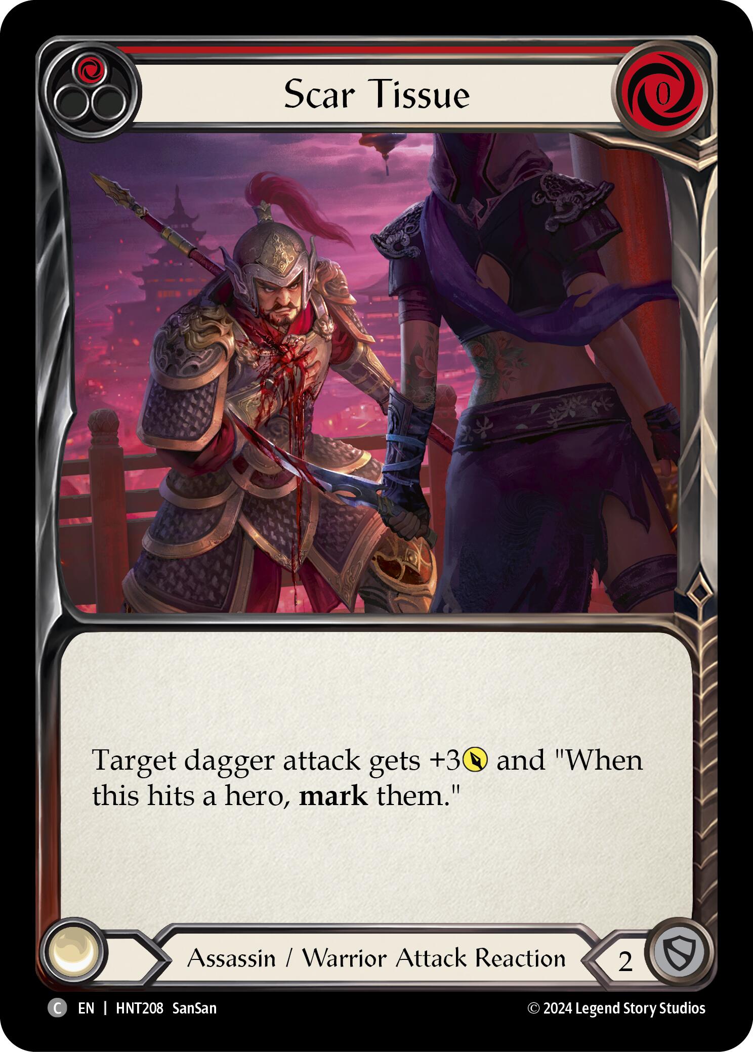 Scar Tissue (Red) [HNT208] (The Hunted)  Rainbow Foil | GnG Games