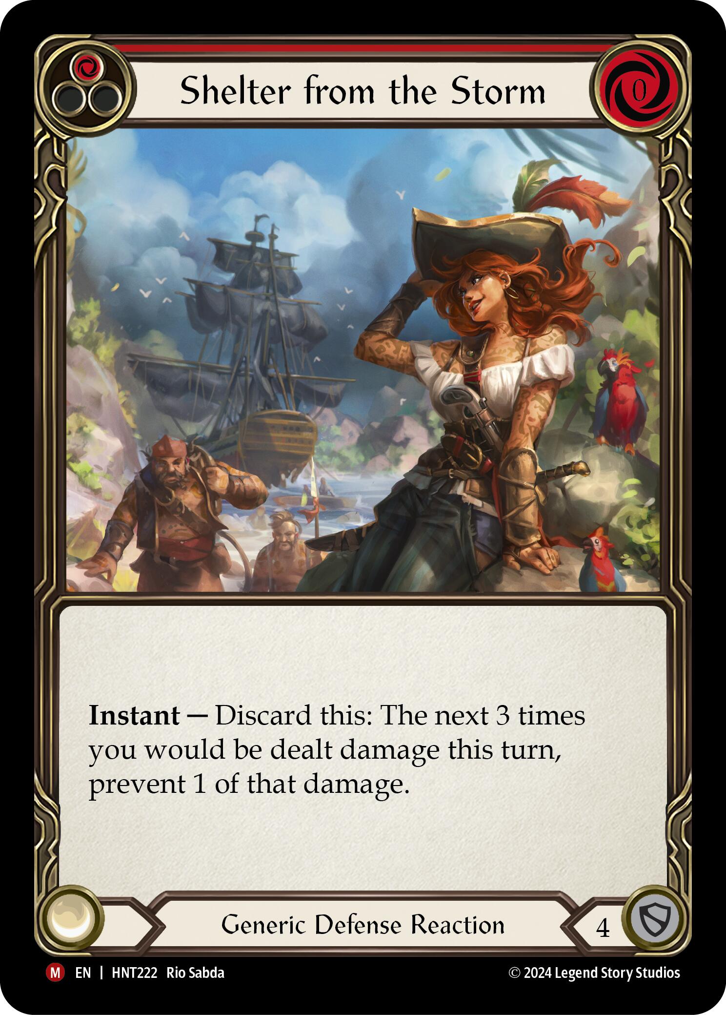 Shelter from the Storm [HNT222] (The Hunted)  Rainbow Foil | GnG Games