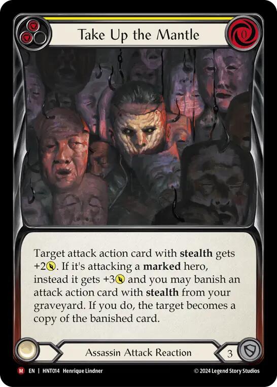 Take Up the Mantle [HNT014] (The Hunted)  Rainbow Foil | GnG Games