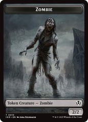 Zombie (0010) // Blood Double-Sided Token [Innistrad Remastered Tokens] | GnG Games