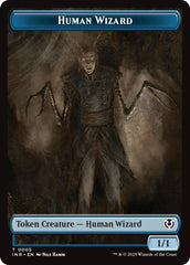 Human Wizard // Emblem - Jace, Unraveler of Secrets Double-Sided Token [Innistrad Remastered Tokens] | GnG Games
