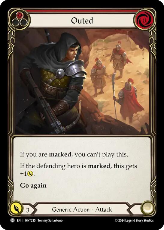 Outed [HNT235] (The Hunted)  Rainbow Foil | GnG Games