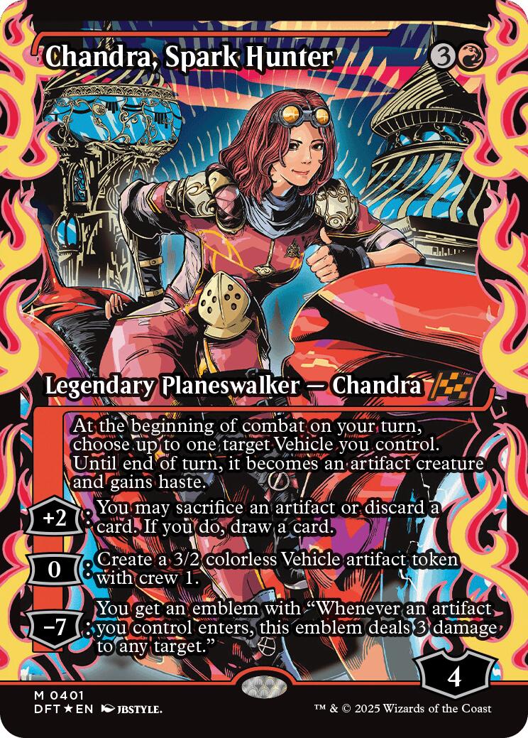 Chandra, Spark Hunter (Showcase) (Japanese) [Aetherdrift] | GnG Games