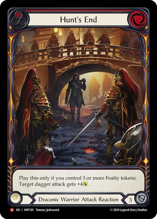 Hunt's End (Extended Art) [HNT101] (The Hunted)  Rainbow Foil | GnG Games