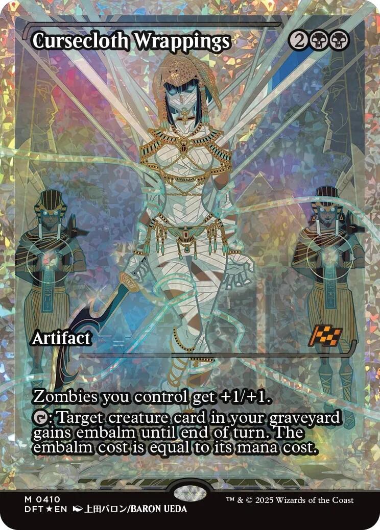 Cursecloth Wrappings (Showcase Fracture Foil) (Japanese) [Aetherdrift] | GnG Games
