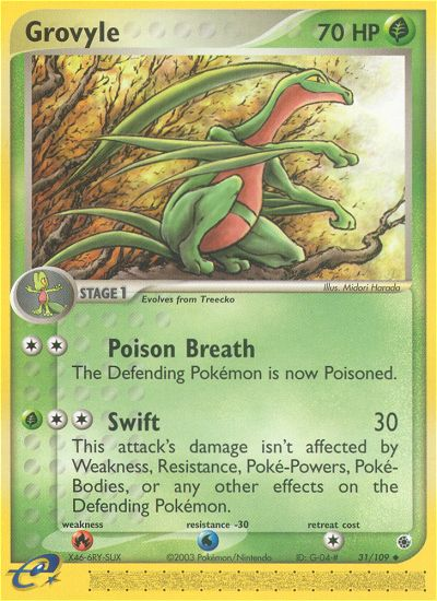 Grovyle (31/109) [EX: Ruby & Sapphire] | GnG Games