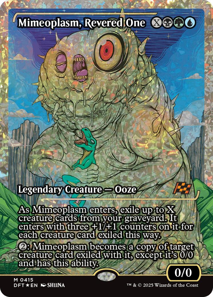 Mimeoplasm, Revered One (Showcase Fracture Foil) (Japanese) [Aetherdrift] | GnG Games