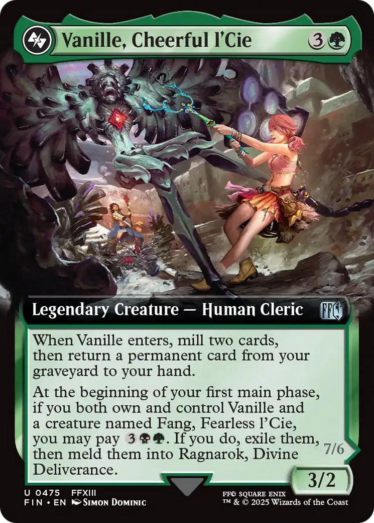 Vanille, Cheerful l'Cie // Ragnarok, Divine Deliverance (Extended Art) [FINAL FANTASY] | GnG Games