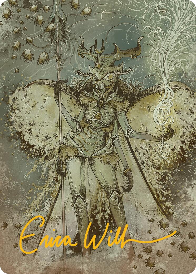 Aatchik, Emerald Radian Art Card (6/54) (Gold-Stamped Signature) [Aetherdrift Art Series] | GnG Games