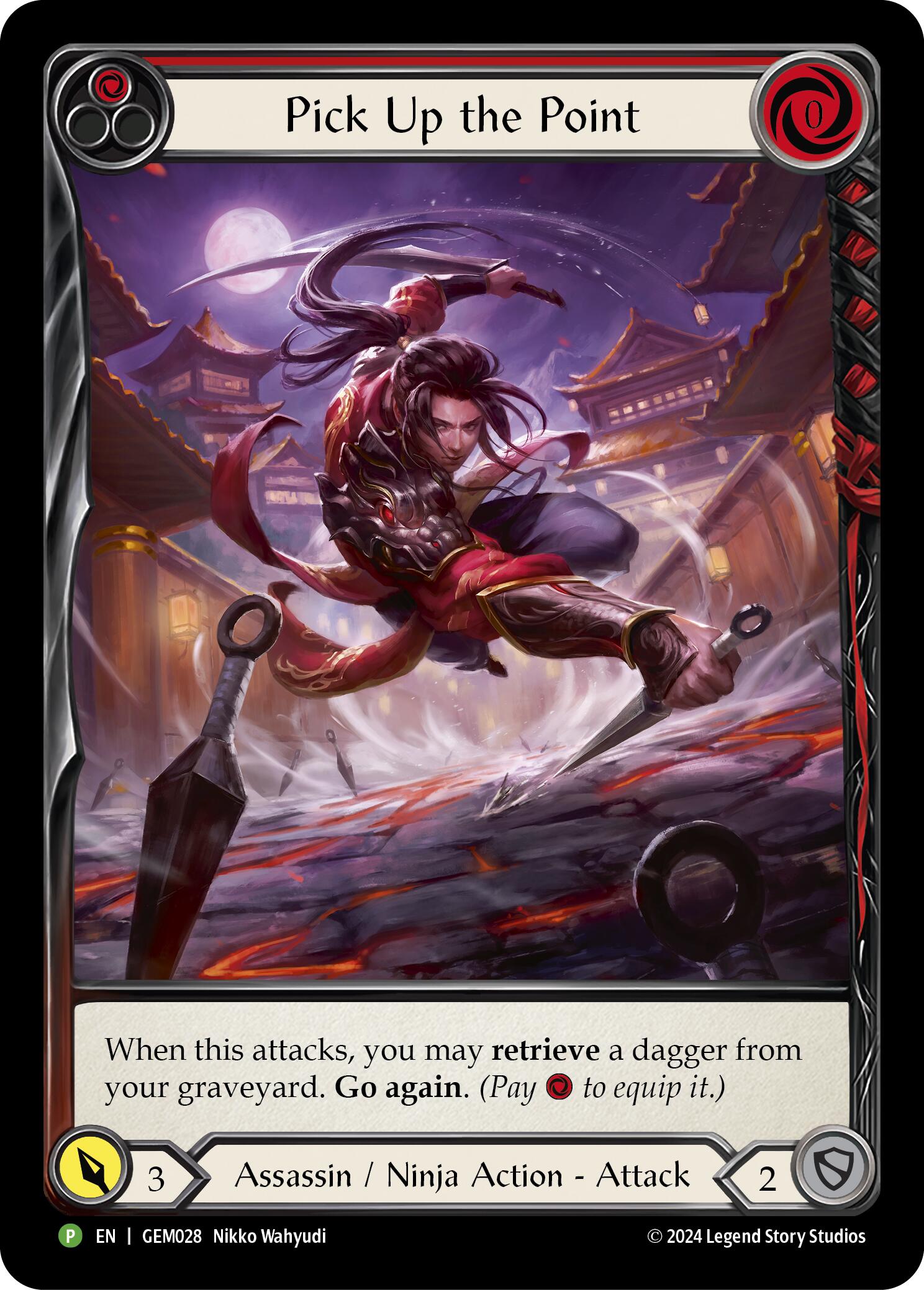 Pick Up the Point (Red) [GEM028] (GEM Pack 1)  Rainbow Foil | GnG Games