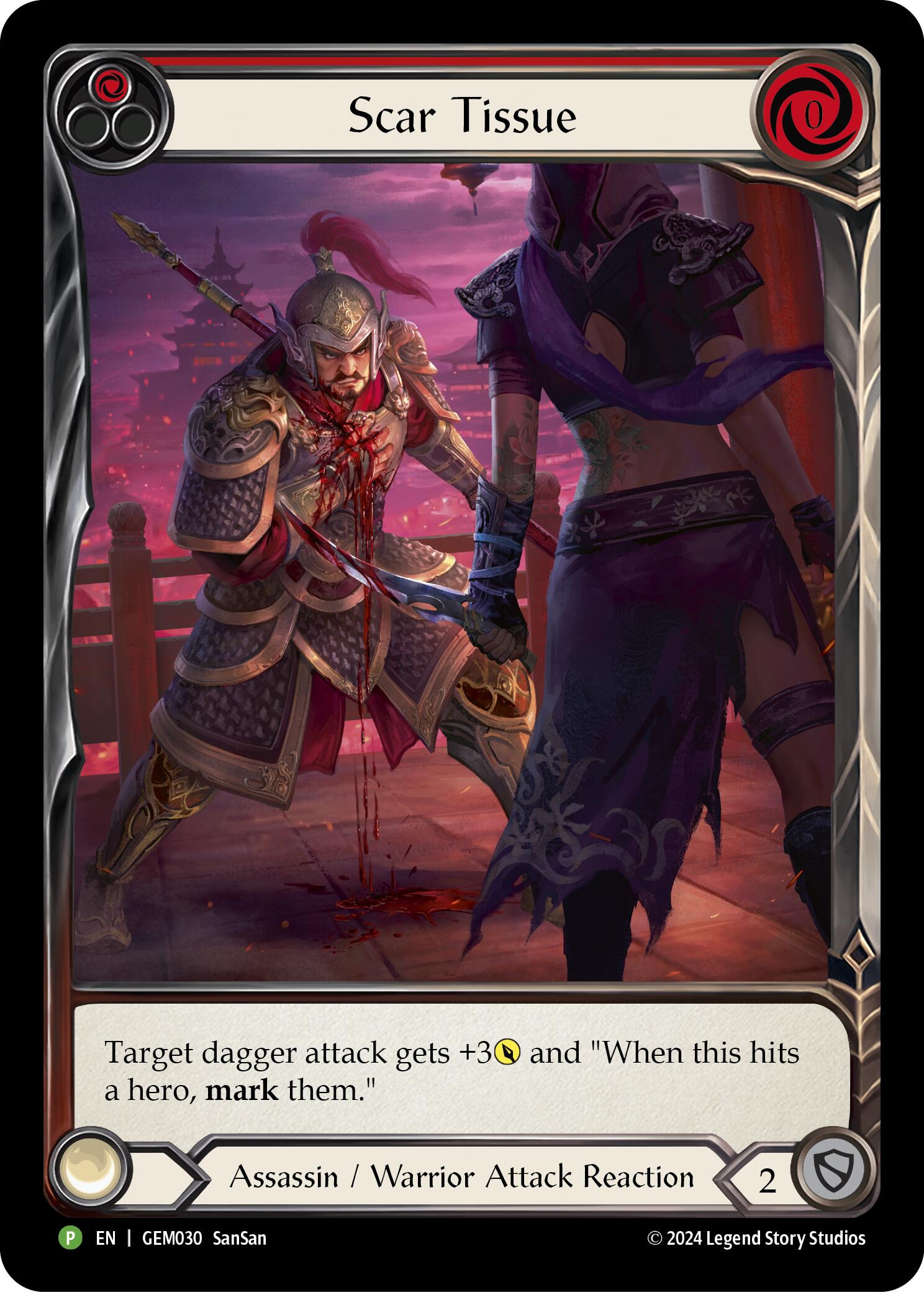Scar Tissue (Red) [GEM030] (GEM Pack 1)  Rainbow Foil | GnG Games