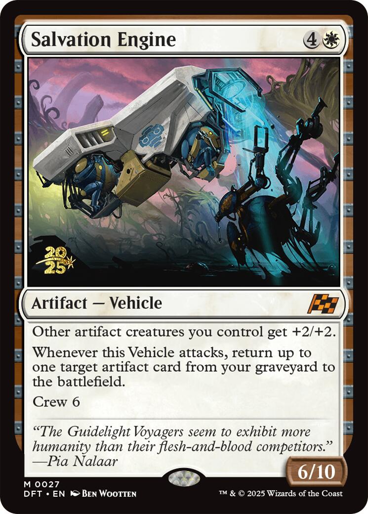 Salvation Engine [Aetherdrift Prerelease Promos] | GnG Games