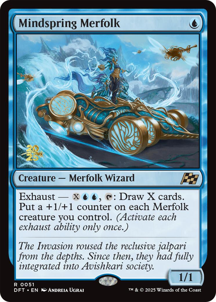 Mindspring Merfolk [Aetherdrift Prerelease Promos] | GnG Games