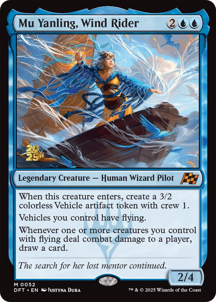 Mu Yanling, Wind Rider [Aetherdrift Prerelease Promos] | GnG Games