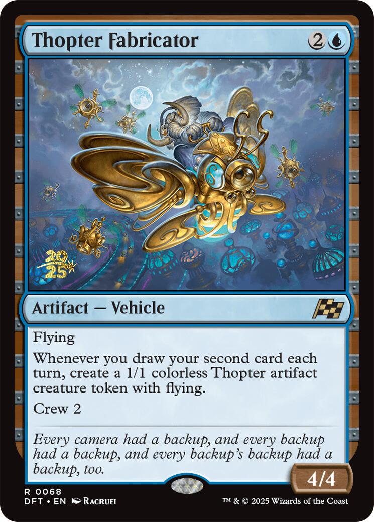 Thopter Fabricator [Aetherdrift Prerelease Promos] | GnG Games