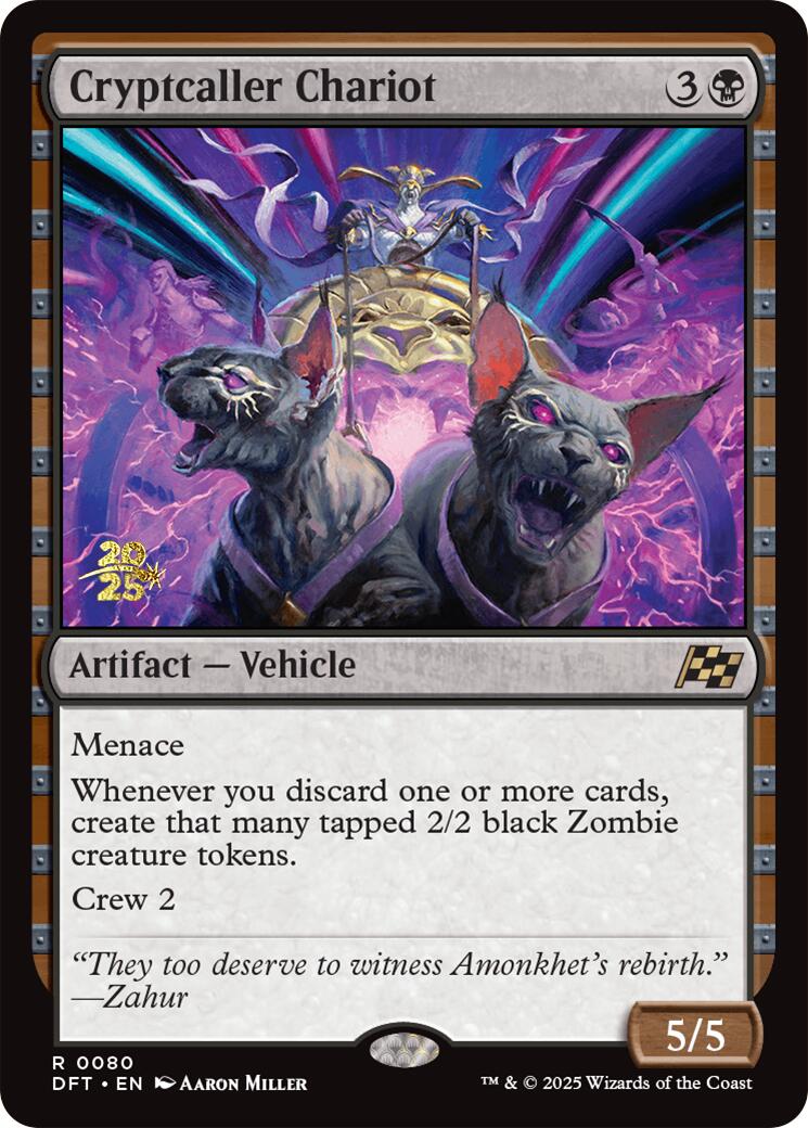 Cryptcaller Chariot [Aetherdrift Prerelease Promos] | GnG Games