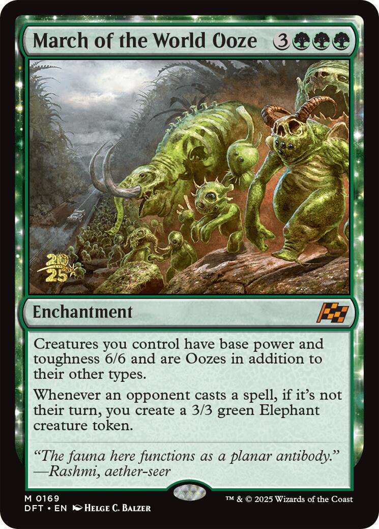 March of the World Ooze [Aetherdrift Prerelease Promos] | GnG Games