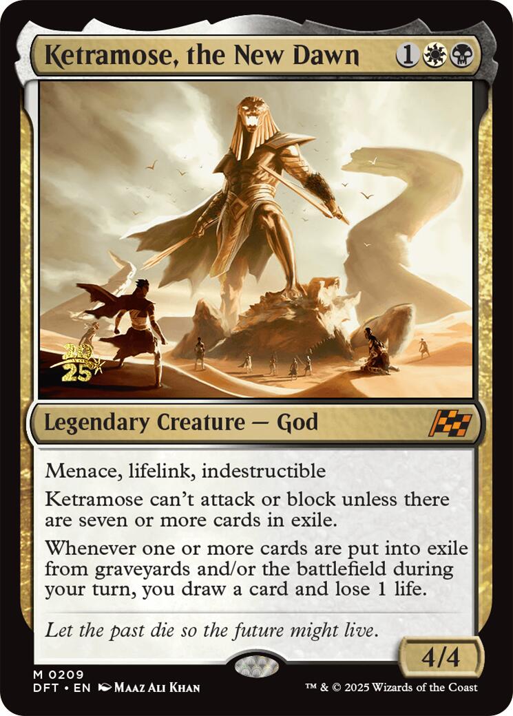 Ketramose, the New Dawn [Aetherdrift Prerelease Promos] | GnG Games