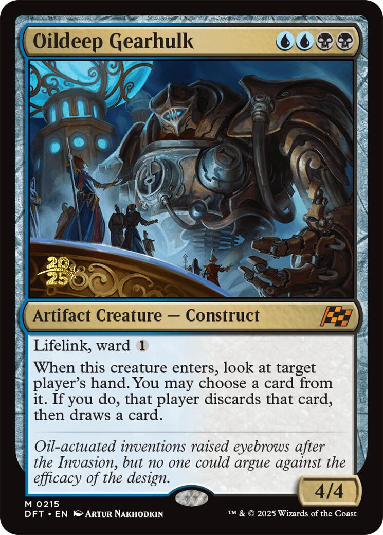 Oildeep Gearhulk [Aetherdrift Prerelease Promos] | GnG Games