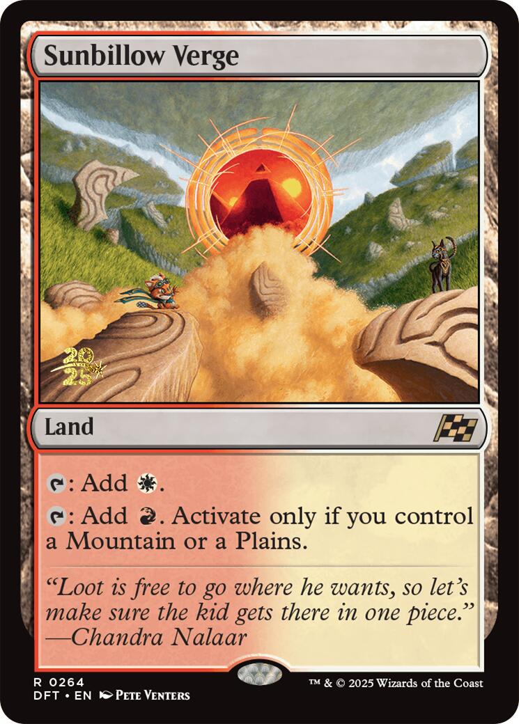 Sunbillow Verge [Aetherdrift Prerelease Promos] | GnG Games
