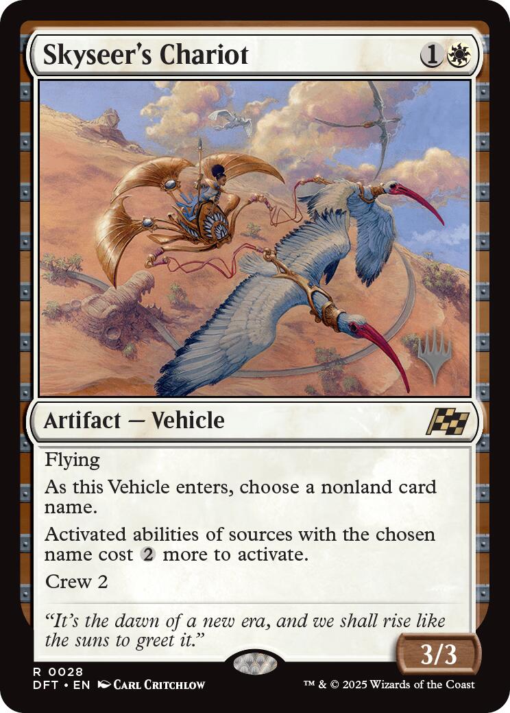 Skyseer's Chariot (Promo Pack) [Aetherdrift Promos] | GnG Games