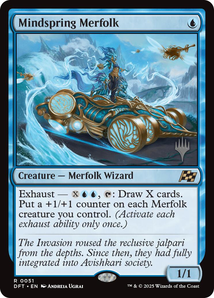 Mindspring Merfolk (Promo Pack) [Aetherdrift Promos] | GnG Games