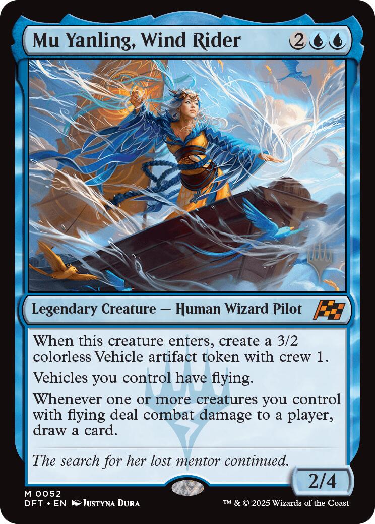 Mu Yanling, Wind Rider (Promo Pack) [Aetherdrift Promos] | GnG Games