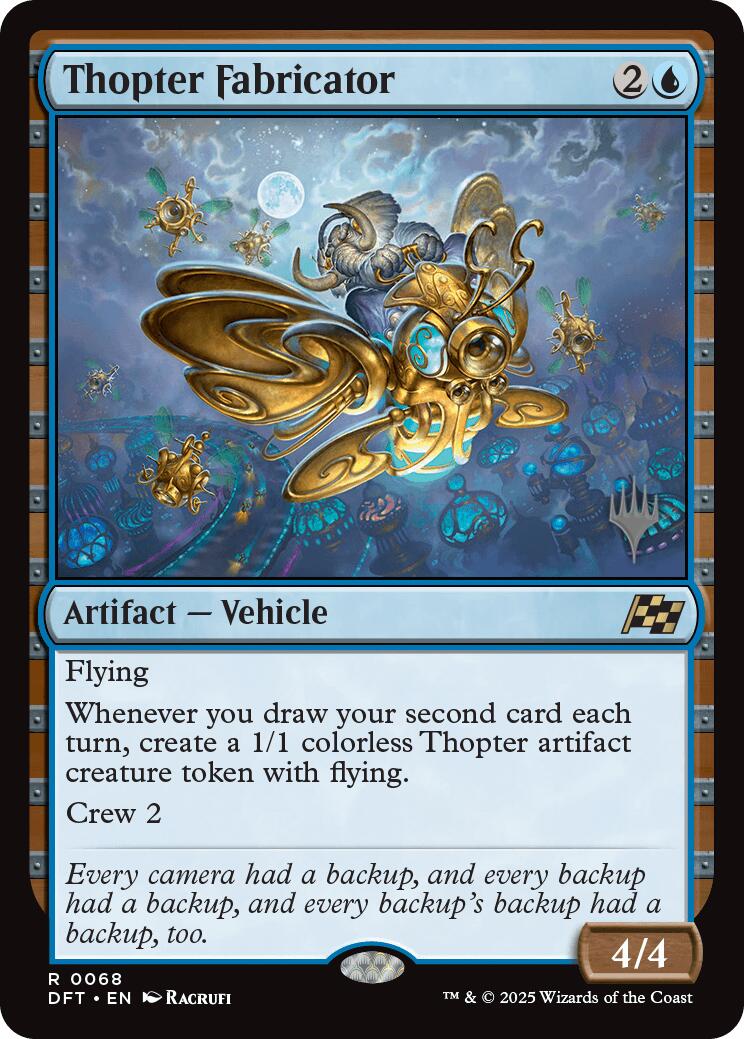 Thopter Fabricator (Promo Pack) [Aetherdrift Promos] | GnG Games