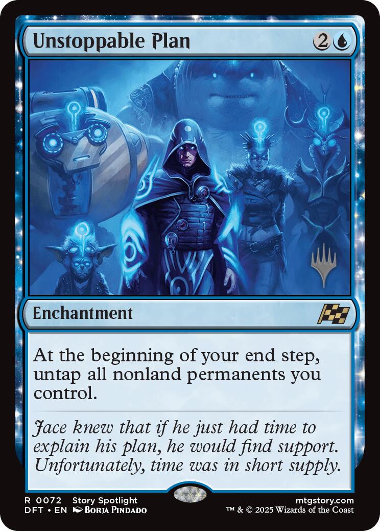 Unstoppable Plan (Promo Pack) [Aetherdrift Promos] | GnG Games