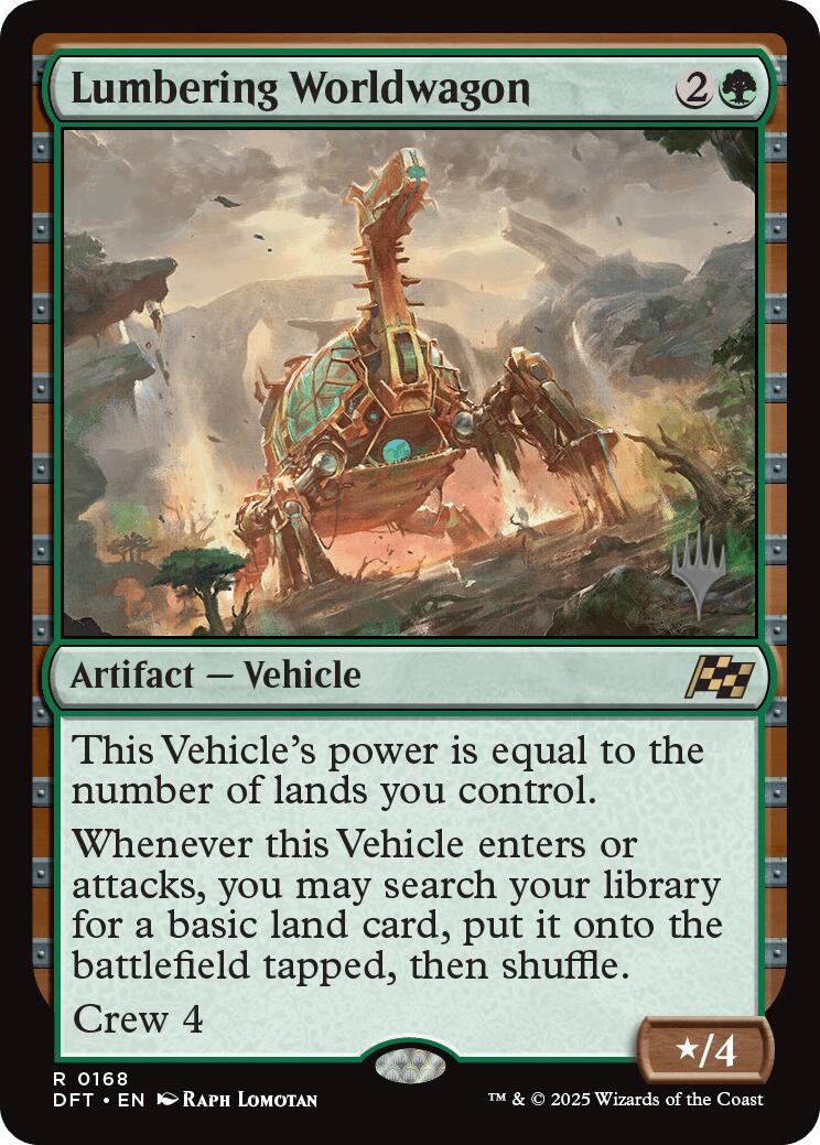 Lumbering Worldwagon [Aetherdrift Promos] | GnG Games