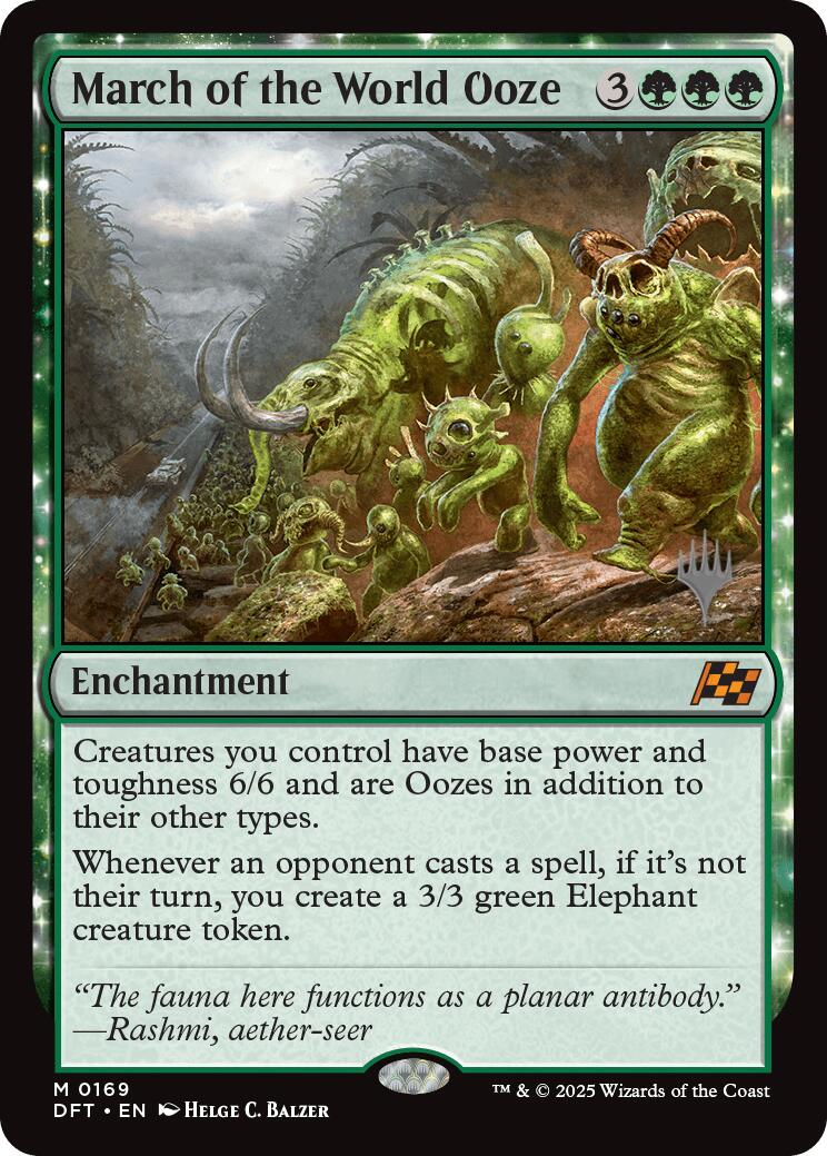 March of the World Ooze (Promo Pack) [Aetherdrift Promos] | GnG Games