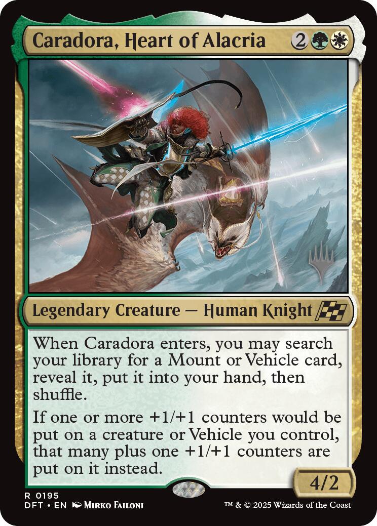 Caradora, Heart of Alacria (Promo Pack) [Aetherdrift Promos] | GnG Games