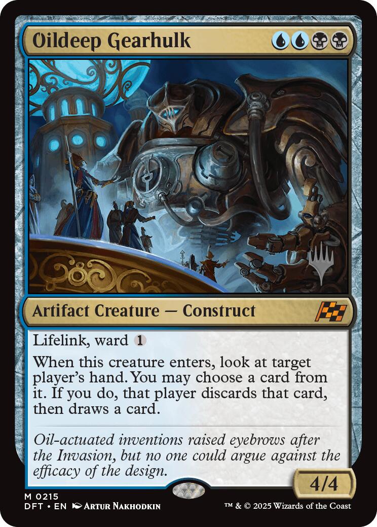 Oildeep Gearhulk (Promo Pack) [Aetherdrift Promos] | GnG Games