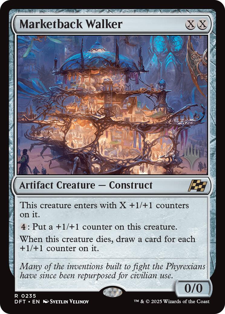 Marketback Walker (Promo Pack) [Aetherdrift Promos] | GnG Games