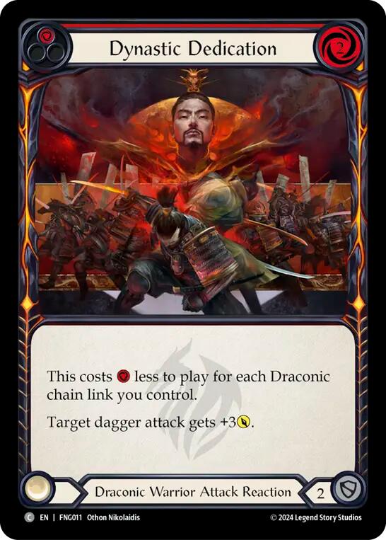 Dynastic Dedication (Red) [FNG011] (The Hunted Fang Blitz Deck) | GnG Games