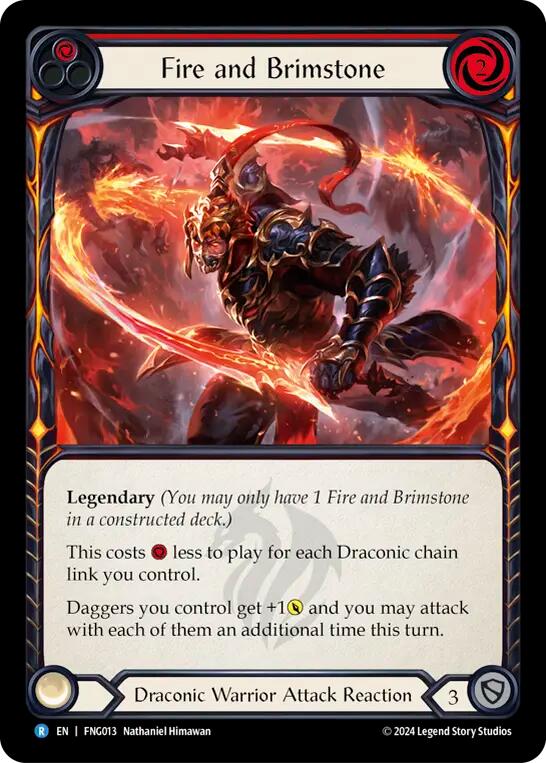 Fire and Brimstone [FNG013] (The Hunted Fang Blitz Deck) | GnG Games