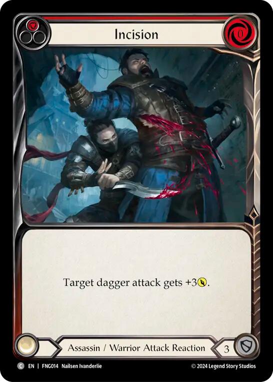 Incision (Red) [FNG014] (The Hunted Fang Blitz Deck) | GnG Games